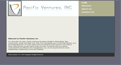 Desktop Screenshot of pacificventuresgc.com